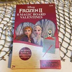 New in Box Disney Frozen II Magic Board Valentines  8  count